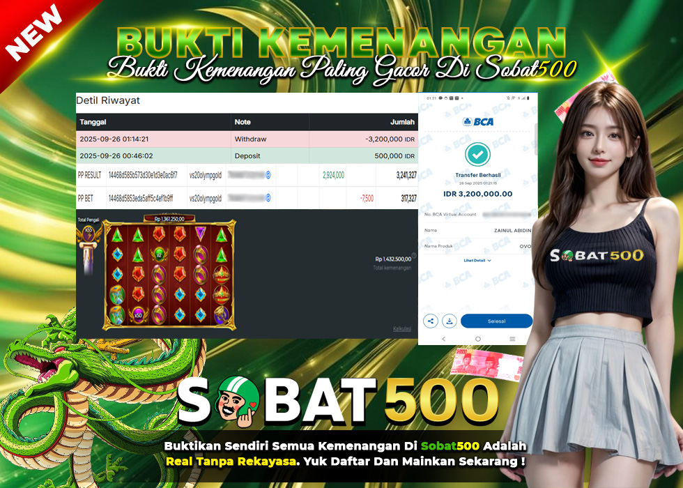 BUKTI JACKPOT SLOT GATES OF OLYMPUS SUPER SCATTER TERPERCAYA DI INDONESIA TGL 26-09-2025