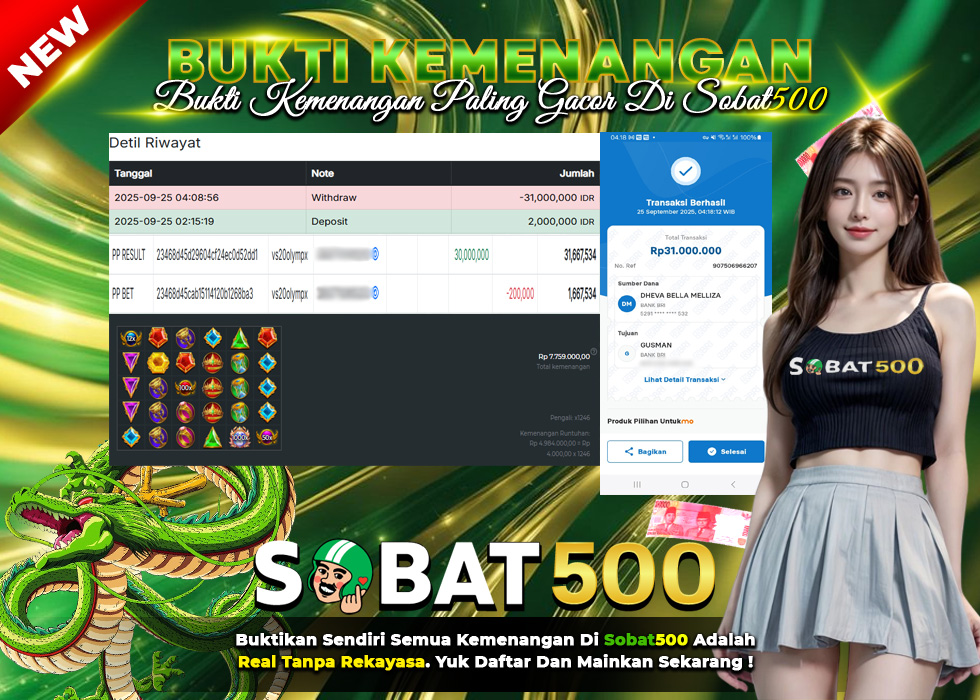 BUKTI JACKPOT SLOT GATES OF OLYMPUS 1000 TERPERCAYA DI INDONESIA TGL 25-09-2025