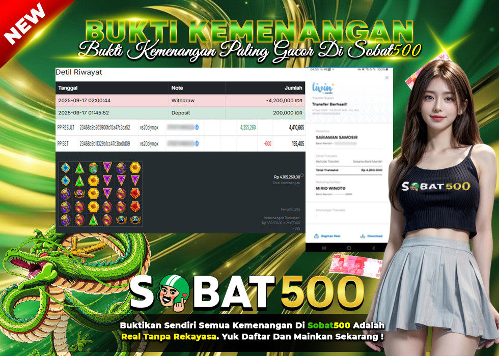 BUKTI JACKPOT SLOT GATES OF OLYMPUS 1000 TERPERCAYA DI INDONESIA TGL 17-09-2025