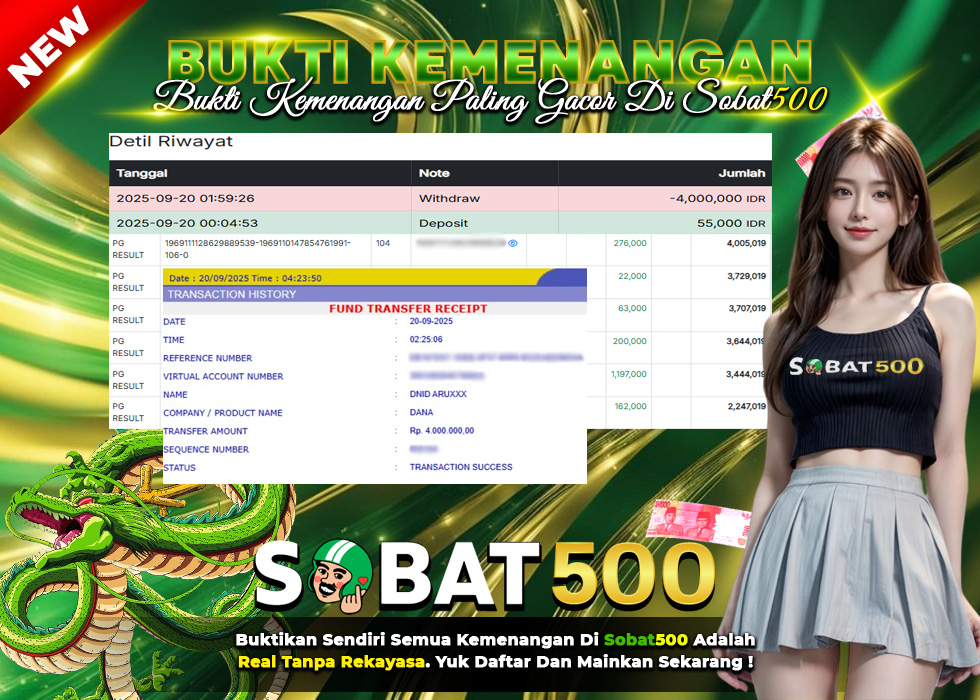 BUKTI JACKPOT SLOT WILD BANDITO TERPERCAYA DI INDONESIA TGL 20-09-2025