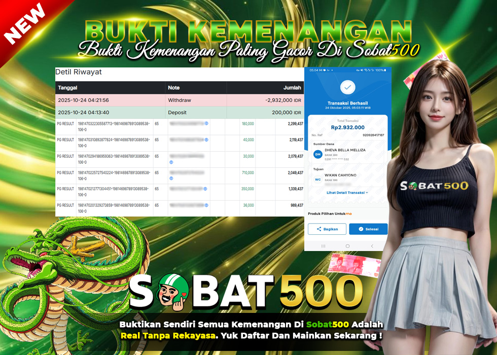 BUKTI JACKPOT SLOT MAHJONG WAYS TERPERCAYA DI INDONESIA TGL 24-10-2025