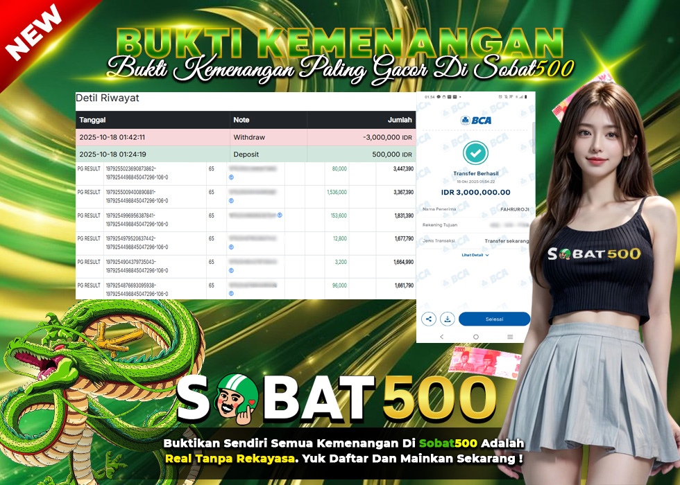 BUKTI JACKPOT SLOT MAHJONG WAYS TERPERCAYA DI INDONESIA TGL 18-10-2025
