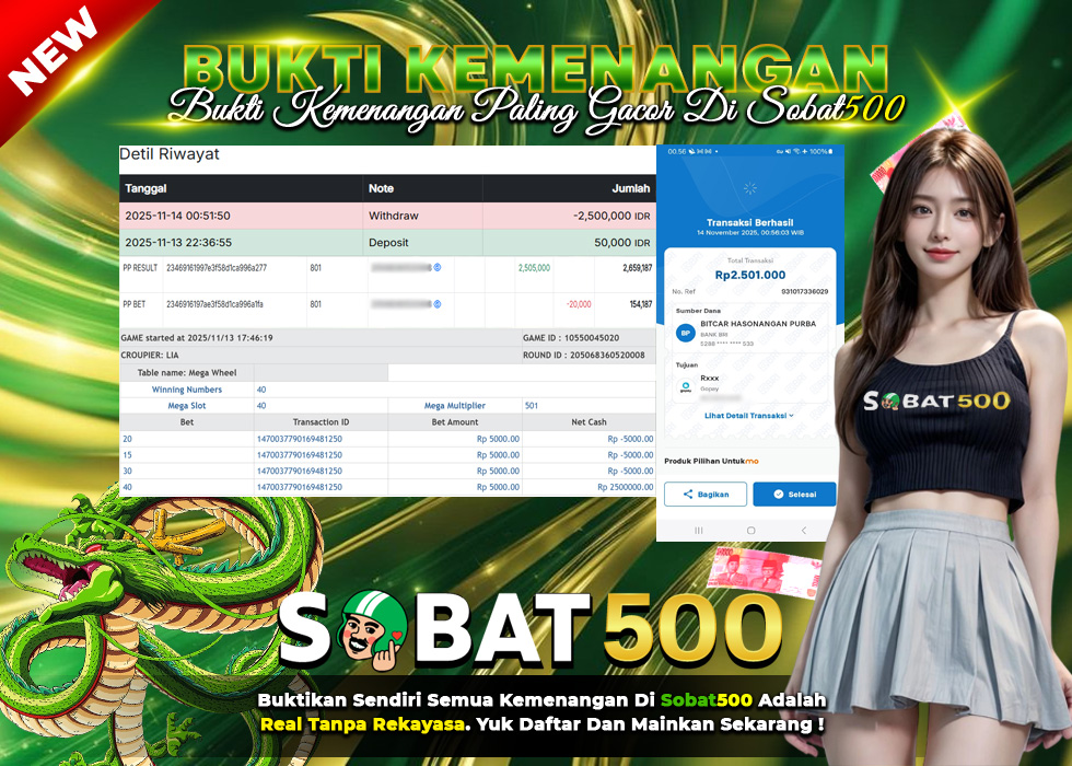 BUKTI JACKPOT MEGA WHEEL TERPERCAYA DI INDONESIA TGL 14-11-2025