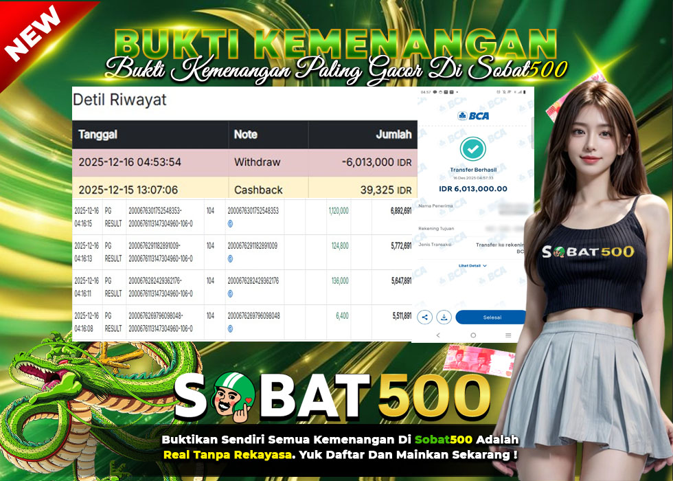 BUKTI JACKPOT SLOT WILD BANDITO TERPERCAYA DI INDONESIA TGL 16-12-2025