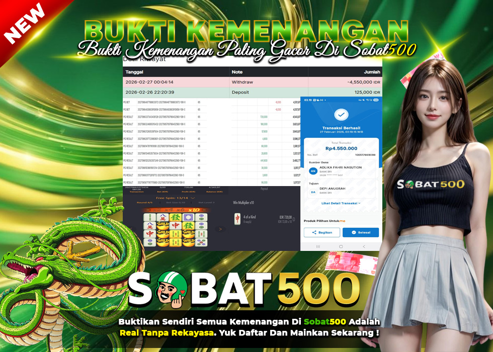 BUKTI JACKPOT SLOT MAHJONG WAYS TERPERCAYA DI INDONESIA TGL 27-02-2026