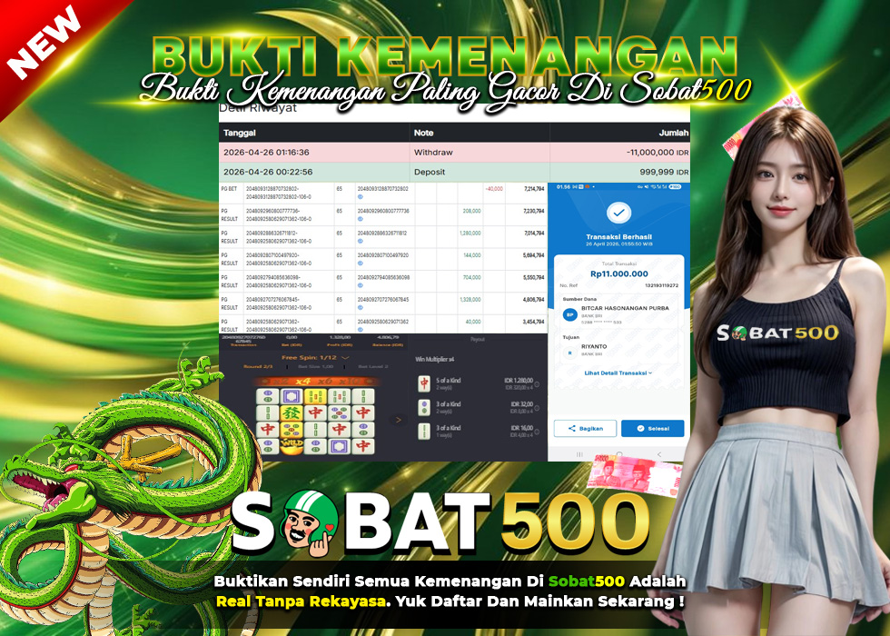 BUKTI JACKPOT SLOT MAHJONG WAYS  TERPERCAYA DI INDONESIA TGL 26-04-2026