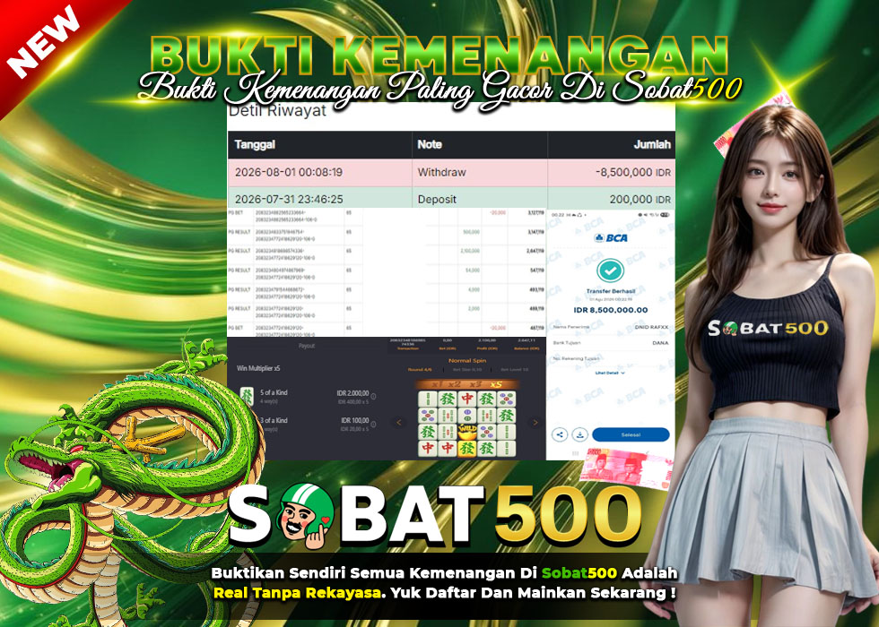 BUKTI JACKPOT SLOT MAHJONG WAYS 2 TERPERCAYA DI INDONESIA TGL 01-08-2026