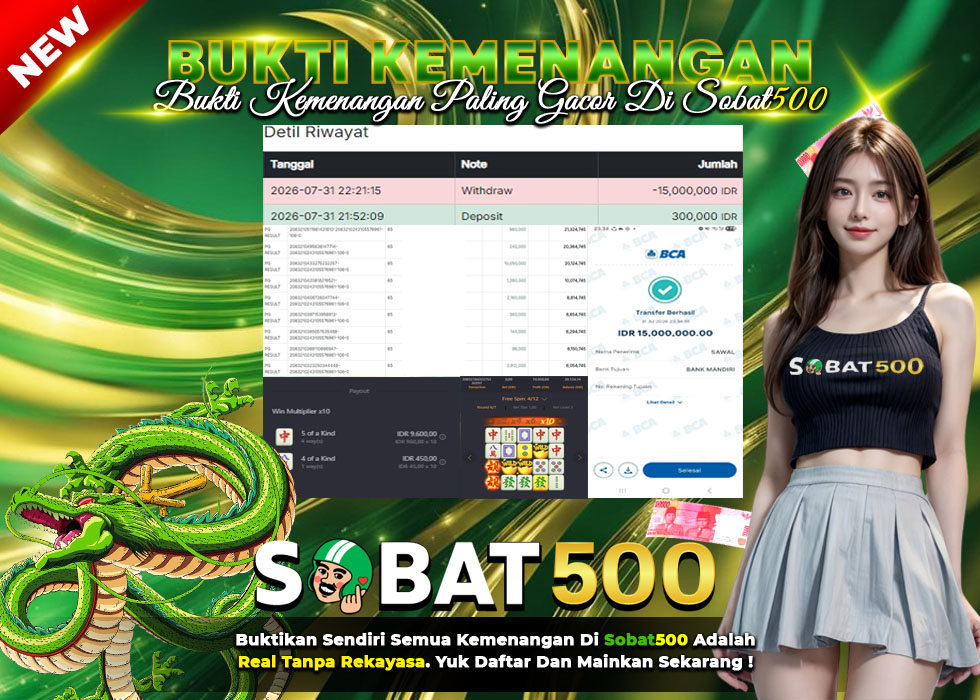 BUKTI JACKPOT SLOT MAHJONG WAYS 2 TERPERCAYA DI INDONESIA TGL 01-08-2026