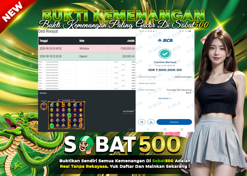 BUKTI JACKPOT SLOT GATES OF GATOT KACA SUPER SCATTER TERPERCAYA DI INDONESIA TGL 19-08-2026