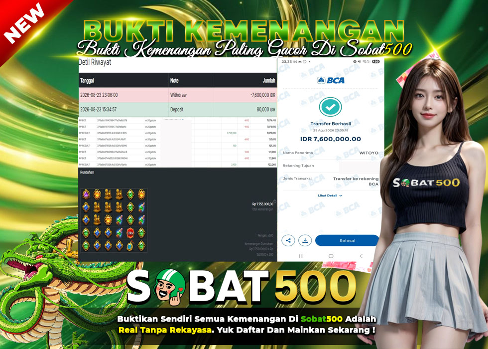 BUKTI JACKPOT SLOT GATES OF GATOT KACA 1000 TERPERCAYA DI INDONESIA TGL 24-08-2026