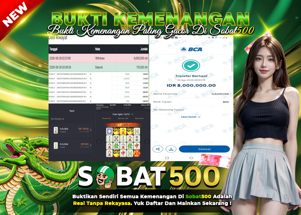 BUKTI JACKPOT SLOT MAHJONG WAYS 1 TERPERCAYA DI INDONESIA TGL 29-08-2026
