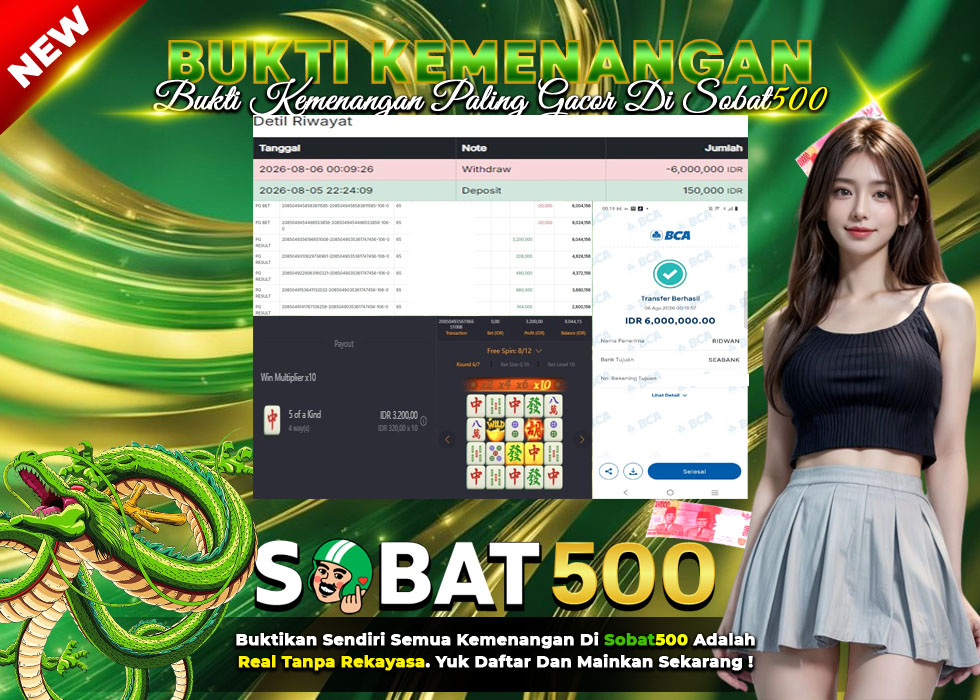 BUKTI JACKPOT SLOT MAHJONG WAYS 2 TERPERCAYA DI INDONESIA TGL 06-08-2026