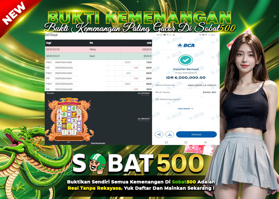 BUKTI JACKPOT SLOT MAHJONG WINS TRIPLE POT TERPERCAYA DI INDONESIA TGL 18-08-2026