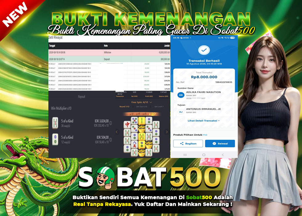 BUKTI JACKPOT SLOT MAHJONG WAYS 2 TERPERCAYA DI INDONESIA TGL 18-08-2026